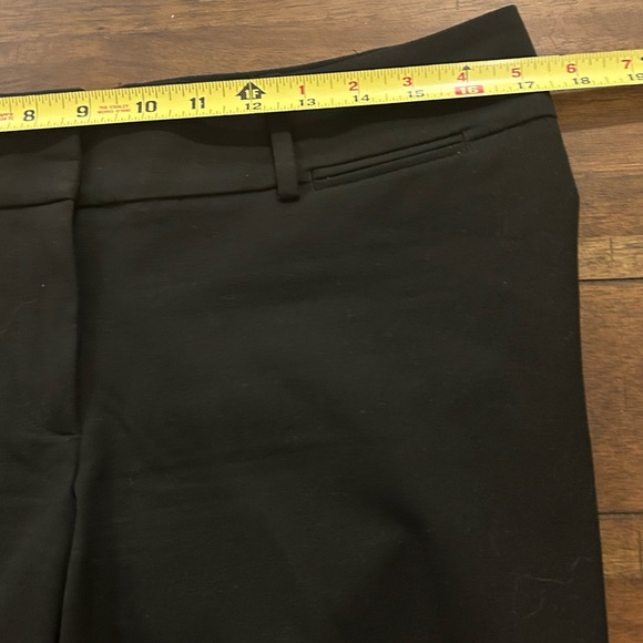 LOFT Black Marisa Trouser Boot Cut Pants Size 6 Style 347472 - Picture 8 of 14